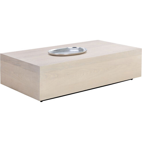 Frezco 65 X 33 inch Light Oak Coffee Table